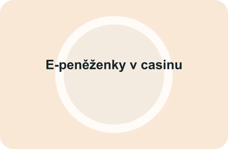 E-peněženky v casinu – přehled: Dostupnost metody