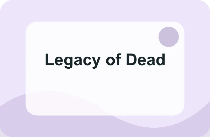 Legacy of Dead pravidla a hraní za peníze
