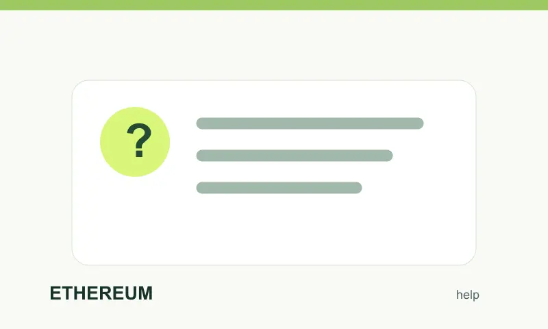 Kontrola potíží s metodou Ethereum