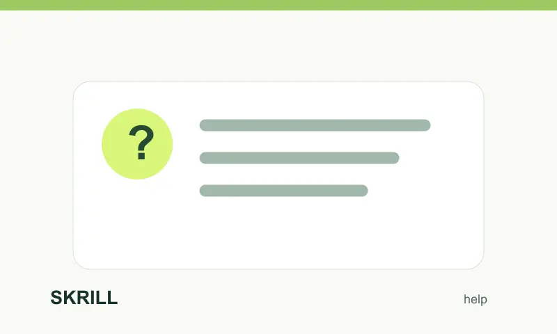 Kontrola potíží s metodou Skrill