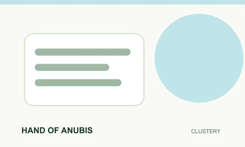 Hand of Anubis: motiv hry