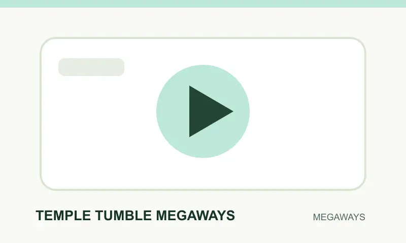 Temple Tumble Megaways: schéma průběhu kola